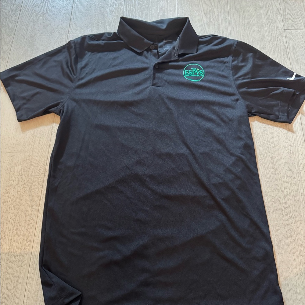 Black Athletic Nike Polo Shirt